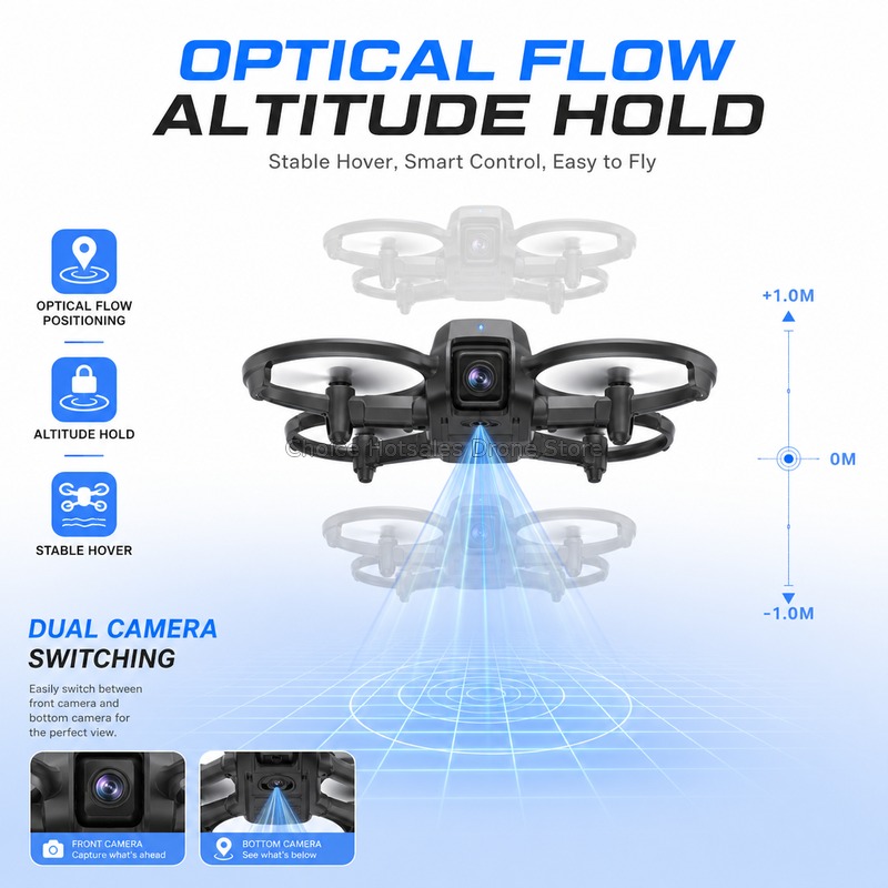 VR 대형 드론 4K HD 광각 카메라 WiFi FPV - Drone Ndvi 리뷰 및 가격
